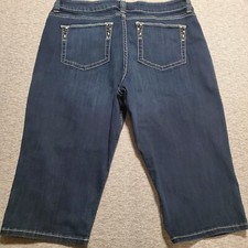 Lee Jeans Slender Secret Lower On The Waist Denim Capri Cropped Jeans Size 18