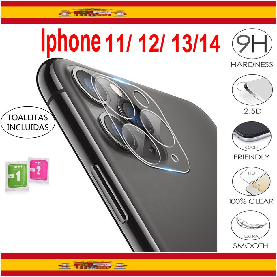 Protector de Lente Cámara para Apple iPhone 11 12 13 14 Pro...