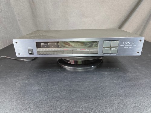 CARVER FM AM Synthesierd Tuner TX-2 Working VIDEO DEMO! ๐ฅ๐บโ