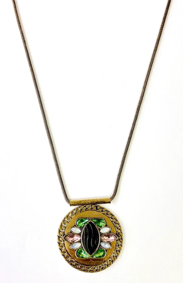 Collar HSN Nicole Romano Cristal Swarovski 30" Foto 2 de 4