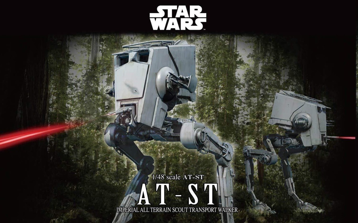 BANDAI Star Wars AT-ST Imperial All Terrain Scout Transport Walker