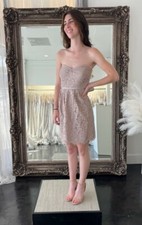 Jenny Yoo Hudson Lace - Mink Grey - New Size 6