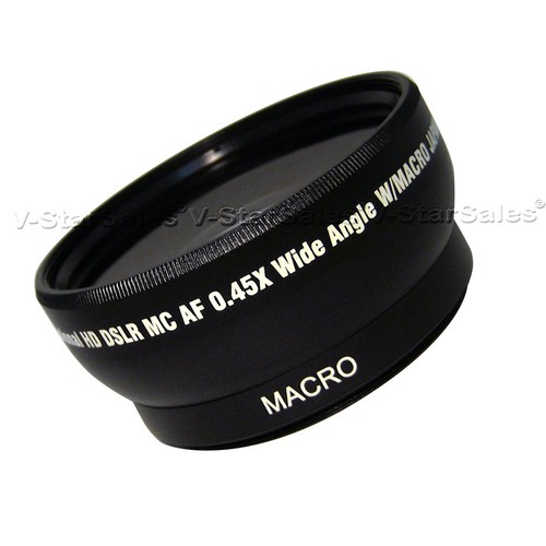 52mm 0.45X Super Wide Angle Lens for Nikon 18-55mm 55-200mm 50mm 1.4 50mm 1.8 - Picture 2 of 3