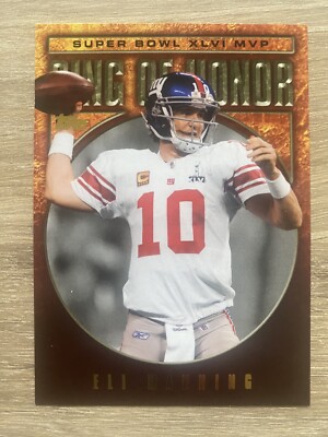 2012 Topps - Eli Manning Ring of Honor SB XVVI MVP Card #RH46-EM