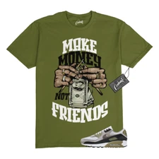 Air Max 90 Light Bone Neutral Olive College Grey Stone T Shirt to Match MM