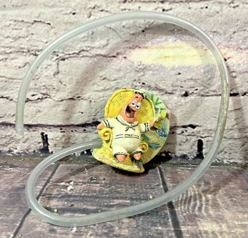 SpongeBob Patrick in Lounge Chair Aerating Fishtank Bubbler 2008 Viacom