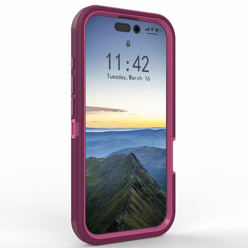 For Apple iPhone 16/pro/pro max/plus/16e 5G Shockproof Rubber Case Rugged Cover - Picture 70 of 84