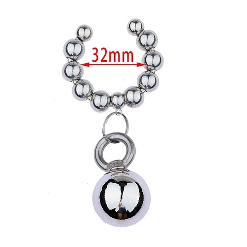 Bola desmontable-escroto-estirador-anillo-potenciador del pene retardo eyaculación para hombres - Imagen 9 de 19
