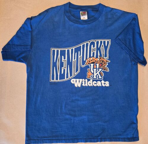 Vintage 90s UK Kentucky Wildcats T Shirt Graphic … - image 1
