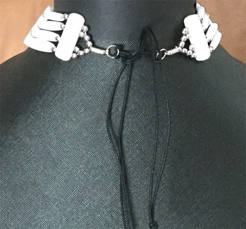 Navajo Dream Chaser Necklace Earrings Set Buffalo Beads Leather Tribal Jewelry' - Picture 6 of 20