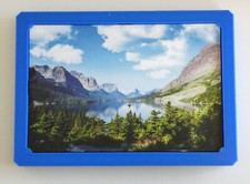 4x Floating Box Frame For Sport Trading Card Baseball Pokemon Wall Mount Desktop