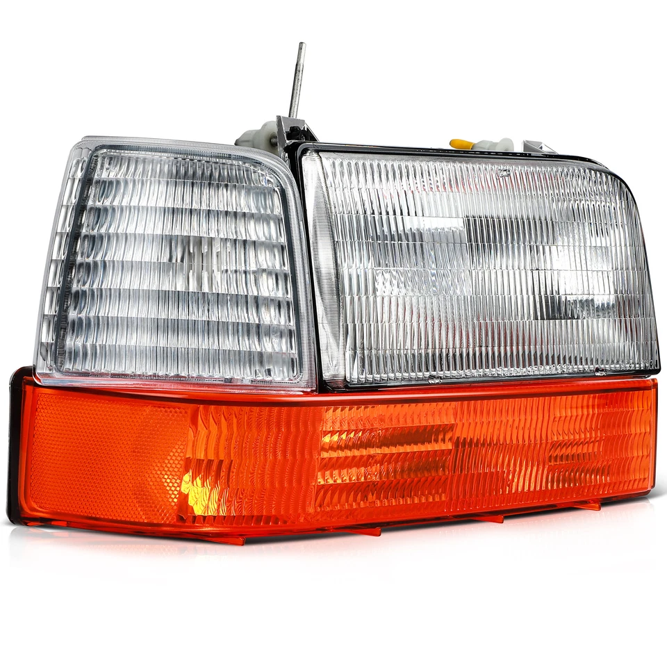 Par de montaje de faros halógenos para Ford F-Super Duty 1992 1993 1994 1995-1997 Foto 3 de 4