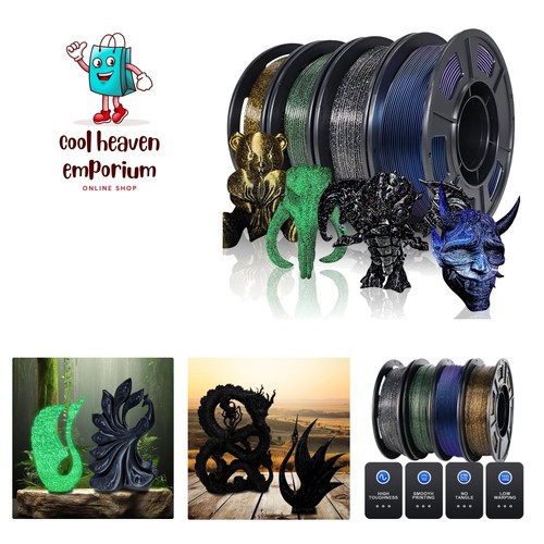 3D Printer Filament Galaxy PLA Filament 1.75mm, 3D Printing Filament Bundle, ...