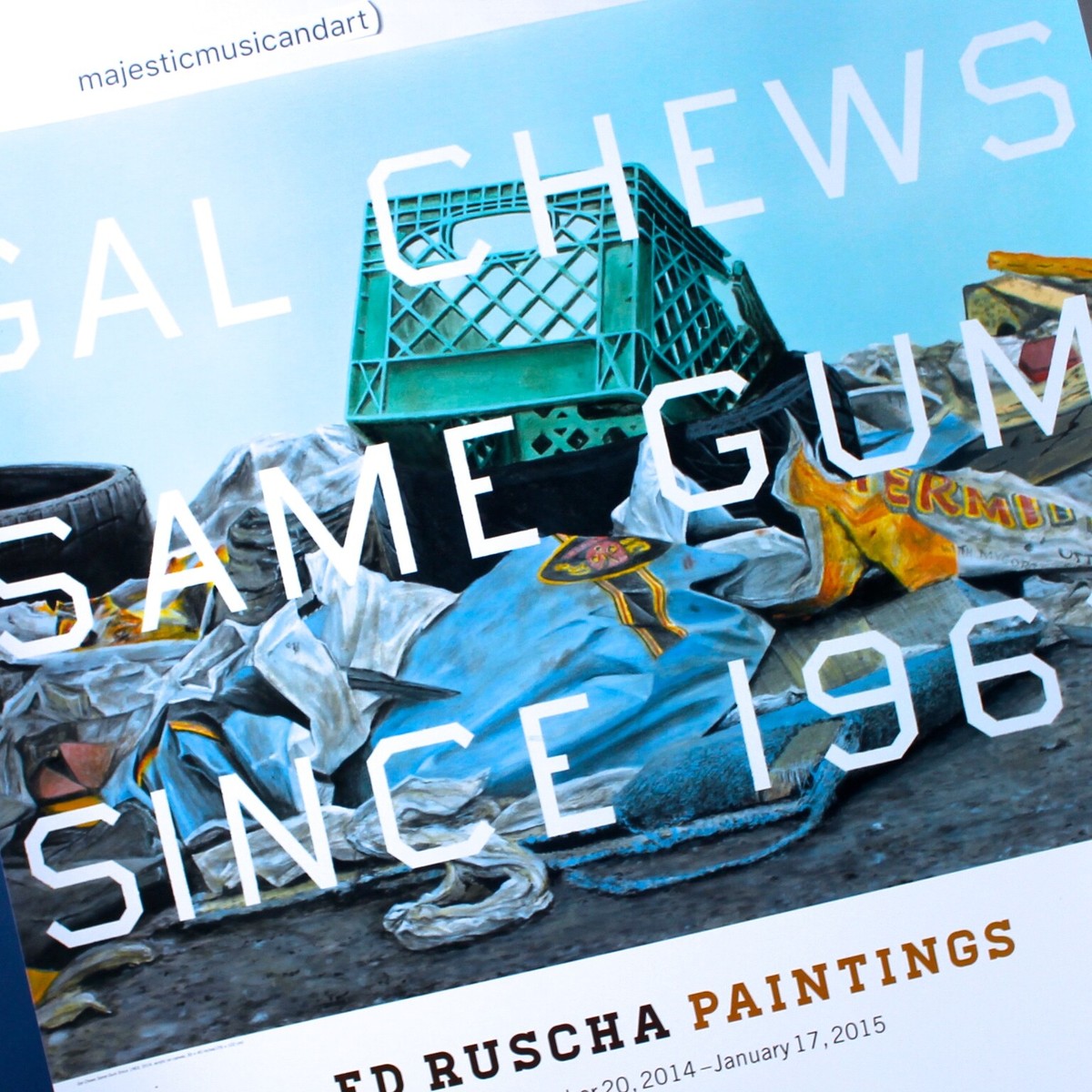 Ed Ruscha ポスター ED RUSCHA 