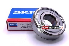 SKF 6304 ZZ/C3 GJN Deep Grrove Ball Bearing, Metal Shielded 20x52x15 mm
