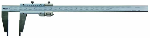 Mitutoyo 160-124 Vernier Caliper, Stainless Steel, Nib Style Jaw, 0-12" Range