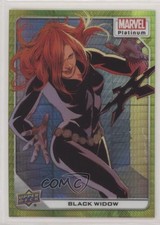 2023 Upper Deck Marvel Platinum Yellow Spotlight 120/399 Black Widow #89 kw8