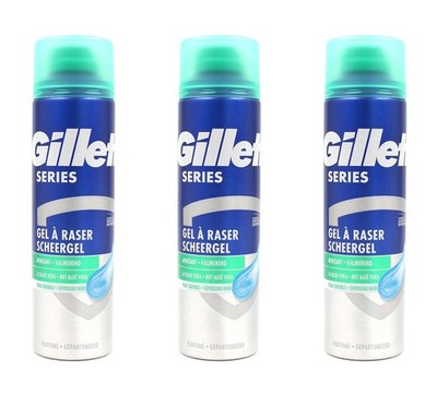 Gillette Series Rasiergel mit Aloe Vera , 3x200ml EAN8006540765814