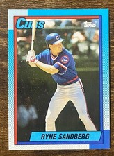 1990 Topps Ryne Sandberg #210 Chicago Cubs Baseball Card – HOF Legend