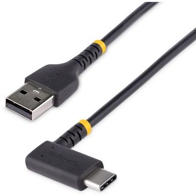 StarTech.com 6in (15cm) USB A to C Charging Cable Right Angle - Fast Charge