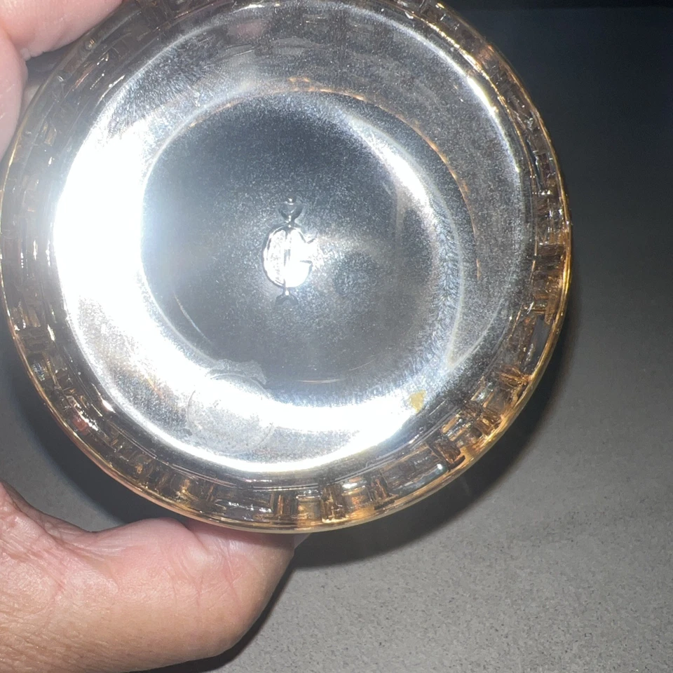 De colección Imperial SHOJI Enrejado 6 Vasos Oro 22K Antiguo Cóctel MCM Foto 4 de 4