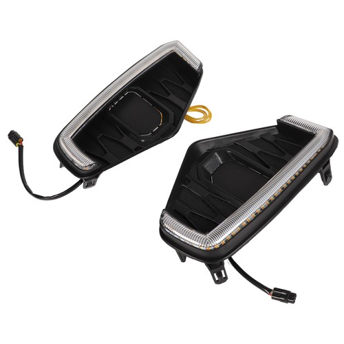 2pcs LED Daytime Running Light Turn Signal Fog Lamp 12V Auto For Navara NP300 - Picture 4 of 24