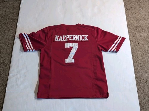 Nike NFL On Field San Francisco 49ers Colin Kaepernick Jersey #7 Youth XL - Picture 2 of 10