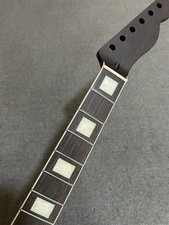 DIY 22 Frets Wenge Guitar Neck Nitro Satin 25.5 inch block inlay replace Parts