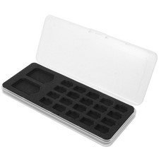 Memory Card Storage Case: Transparent Hard Box - Multi-Slot Organizer -