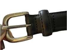 Janie  Jack Black Leather Belt Toddler Boys Sz 2T-3T 20.5-21   New
