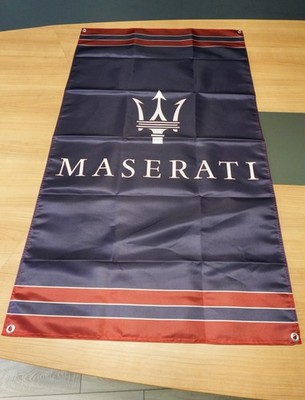 Maserati Trident Heritage Flag   70 × 120 cm (27.5  × 47.2 )