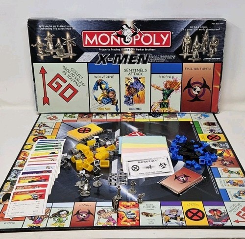 X-Men Collector's Edition Monopoly Brettspiel (2000) - vollständig - Bild 1 von 17