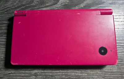 Nintendo DSi Pink Handheld Console System Only TESTED (SCREEN SCRATCHES)