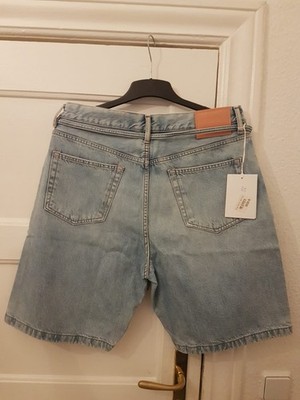 Acne Studios Roland Shorts Light Blue Grösse 33