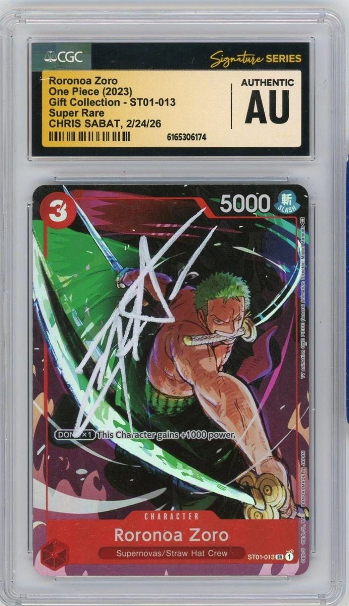 Roronoa Zoro ST01-013 One Piece Promotion Cards for sale | eBay