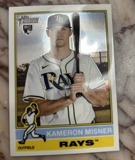 2025 Topps Heritage High Number KAMERON MISNER (RC) #579 CHROME BASE Rays