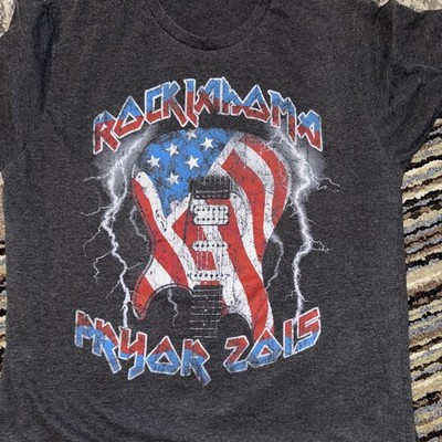 2015 Rocklahoma Pryor, Oklahoma Concert Black T-Shirt Men's large Rock Concert