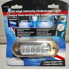 Boater Sports 51751 High Intensity LED BLUE Underwater Light  Boat Marine