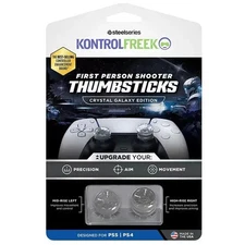 Crystal PS5|PS4 Kontrol Freek FPS Galaxy 1 Mid 1 High Rise Perfomance Thumbstick