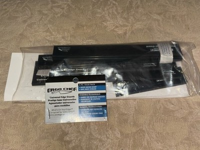 Ergo Chef Universal Edge Guard Knife Edge Protectors 5-Piece Set Black Plastic