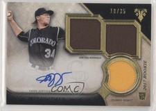 2017 Triple Threads Rookies and Future Phenoms Onyx 18/35 Jeff Hoffman Auto 6fs