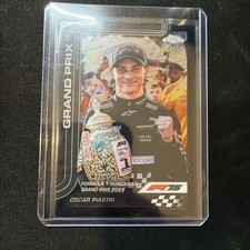 2025 Topps Chrome Formula 1 F1 Oscar Piastri #134 75th Anniversary Refractor /75