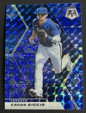 Cavan Biggio 2021 Panini Mosaic #191 Blue Camo Toronto Blue Jays