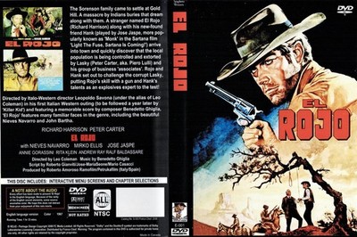 Spaghetti Western DVD by Franco Cleef EL ROJO w/Richard Harrison, Nieves Navarro