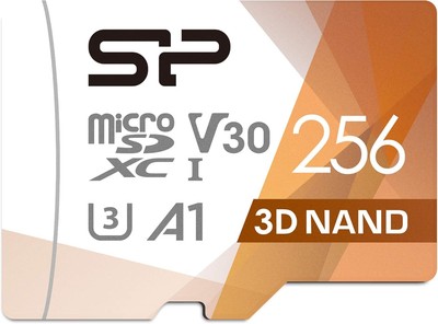 Silicon Power 256GB Micro SD Card U3 SDXC Up to 100MB/s High Speed Memory Card