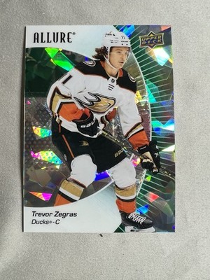 2023-24 Upper Deck Allure Green Rainbow 38/99 Trevor Zegras #64 FLYERS
