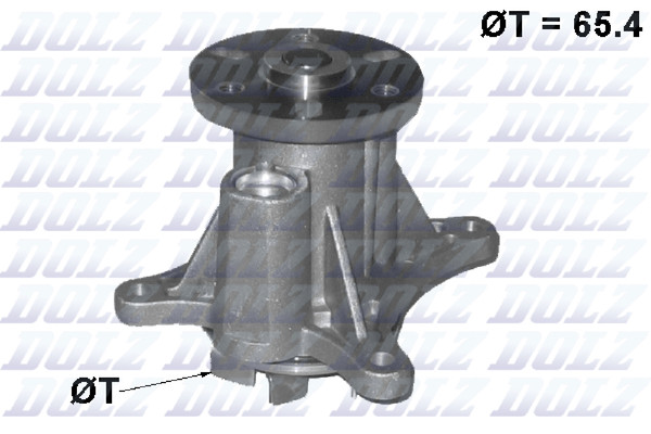 Dolz Wasserpumpe MotorküHlung C137 FüR SW 9D Peugeot C5 607 CitroËN 407 9U C6 3-image