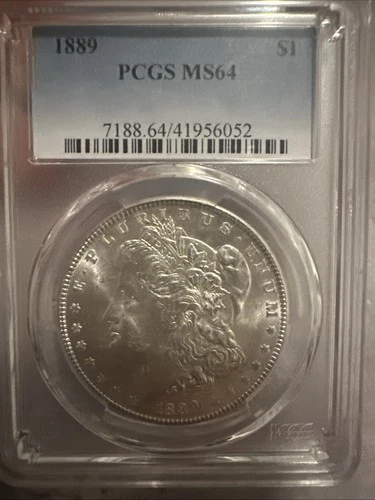 1889 P Morgan Silver Dollar PCGS MS64 Better Date Morgan