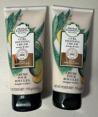 2-Herbal Essence Bio:Renew Curl Defining Cream Mango & Aloe 6.8 oz each NEW