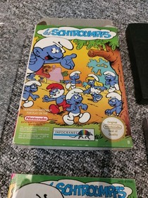 NINTENDO NES, Les Schtroumpfs, FRA, complet TBE